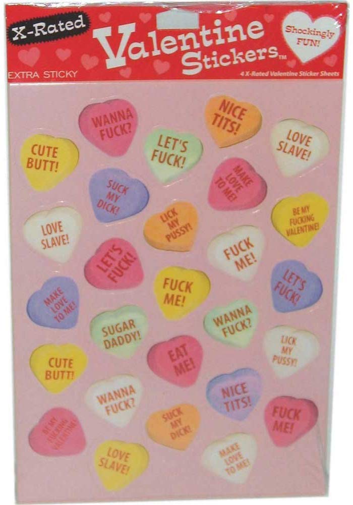 Valentine X-Rated Stickers