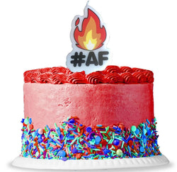 Old as fuck #AF birthday candle Funny humour .