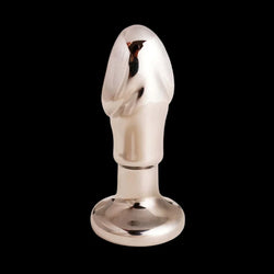 Black Opal Glass Dildo with Vibe 4"
