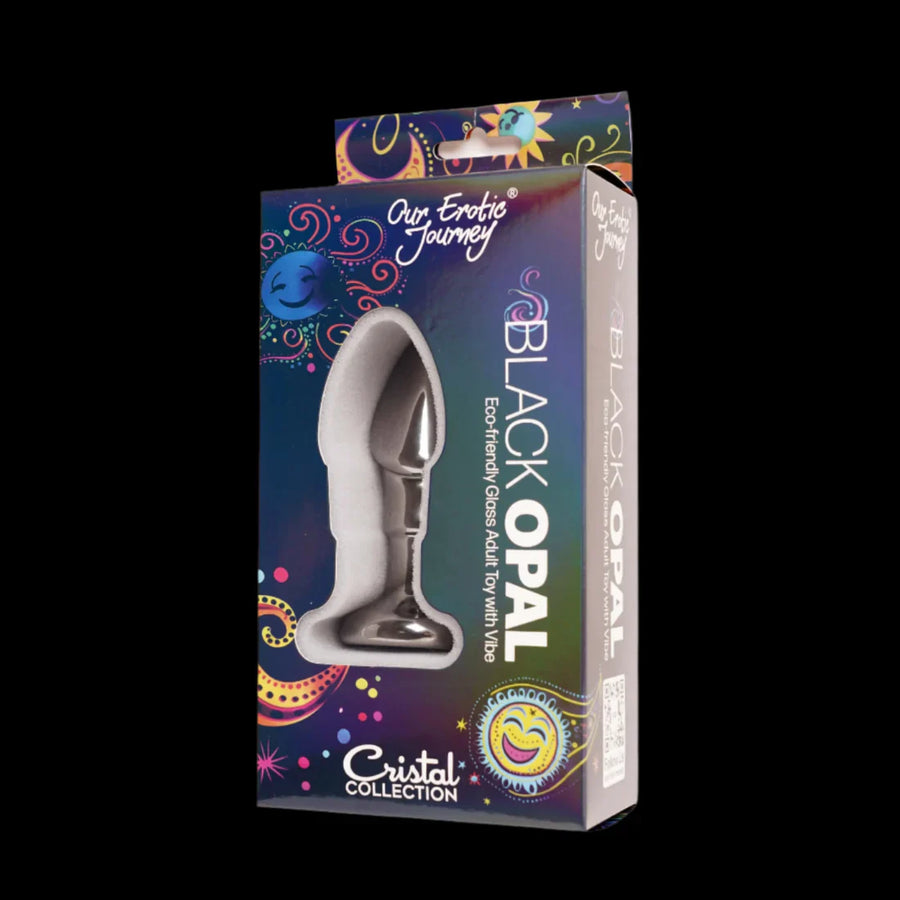 Cristal Collection Black Opal product packaging on a black background