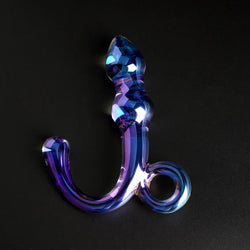 Orchid Pulse Glass Plug with Bullet Vibe