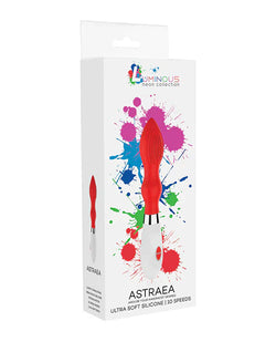 Astraea Silicone 10 Speed Vibrator Neon Red