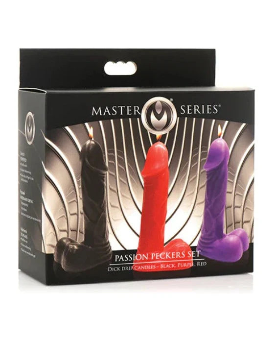 MS Passion Dick Drip Candle Set 3-Pack
