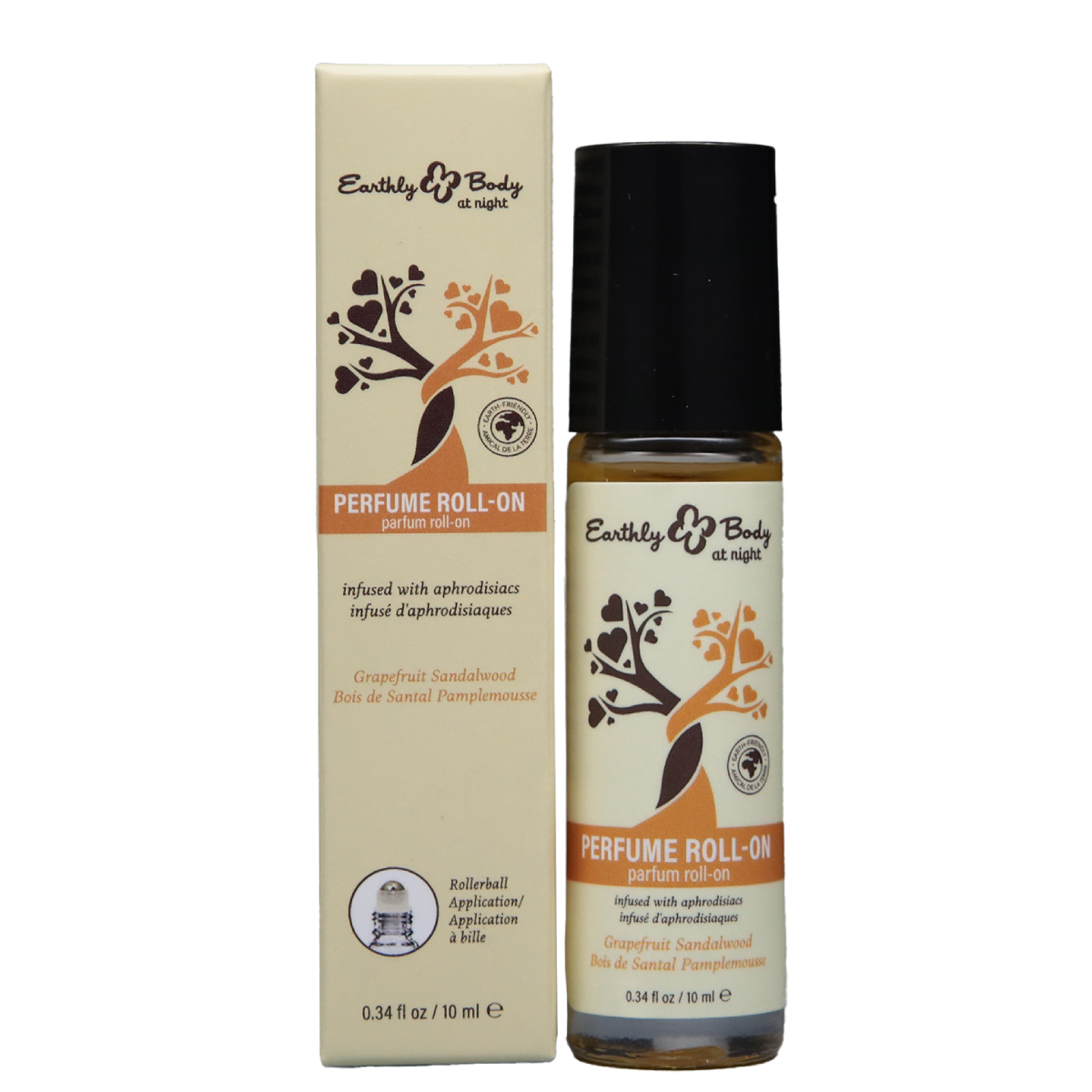 Earthly Body at Night Roll-on Perfume | Aphrodisiac Collection | Grapefruit Sandalwood 0.34oz / 10ml