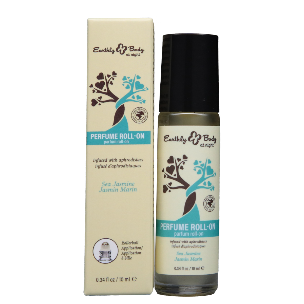 Earthly Body at Night Roll-on Perfume | Aphrodisiac Collection | Sea Jasmine 0.34oz / 10ml
