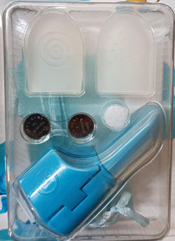 FUZU Vibrating Finger Tip Massager 3 Tips - Neon Blue