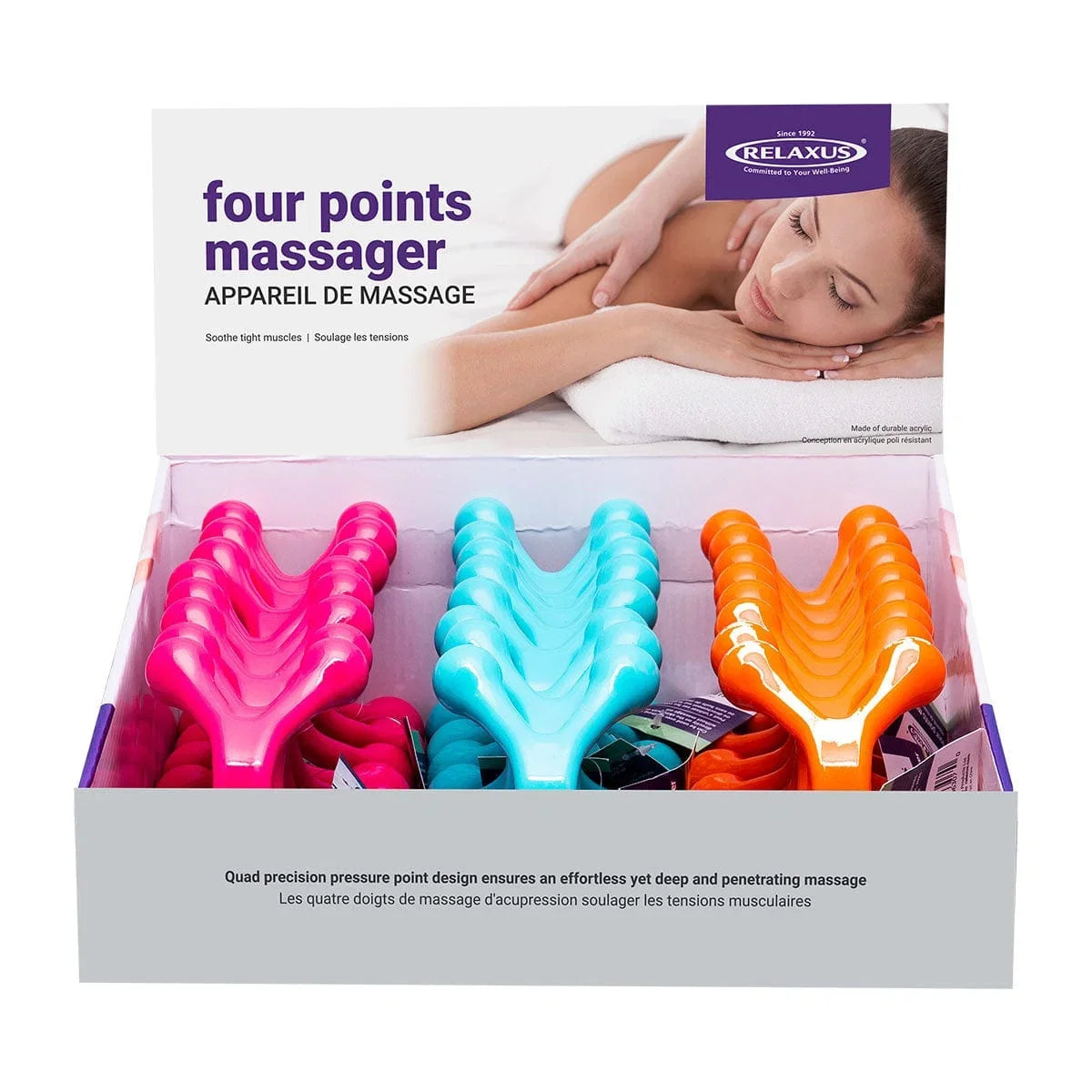 4-Points Handheld Massager Displayer of 12