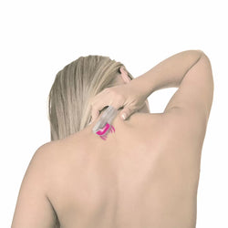 FUZU Vibrating Massager 3 Tips - Neon Pink