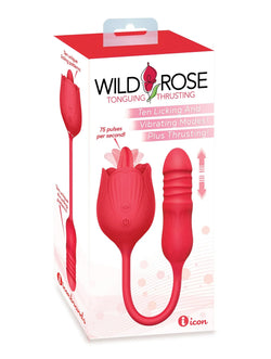 Wild Rose Tonguing Thrusting Vibrator