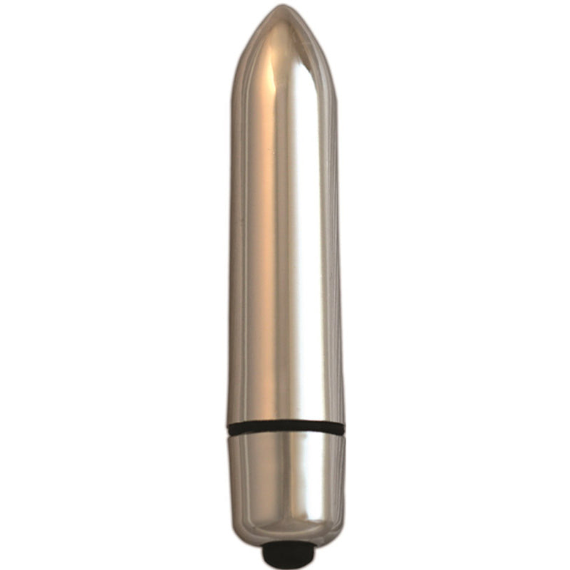 Hidden Pleasures Bullet Vibrator 3" Silver