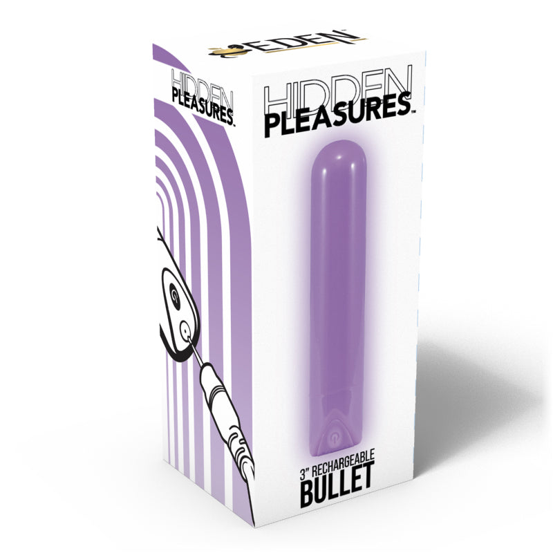 Hidden Pleasures Rechargeable Bullet Purple