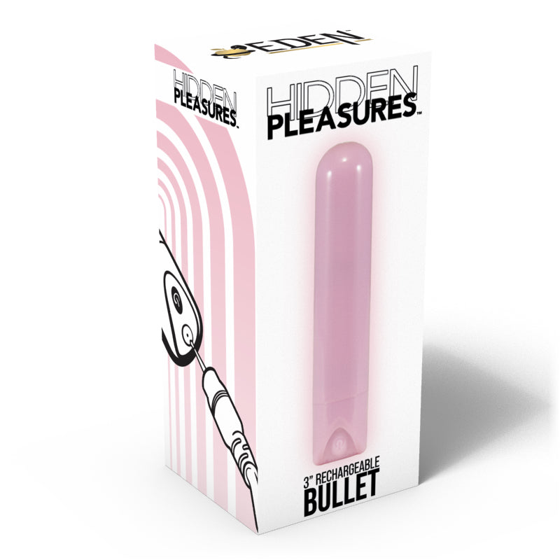 Hidden Pleasures Rechargeable Bullet Light Pink