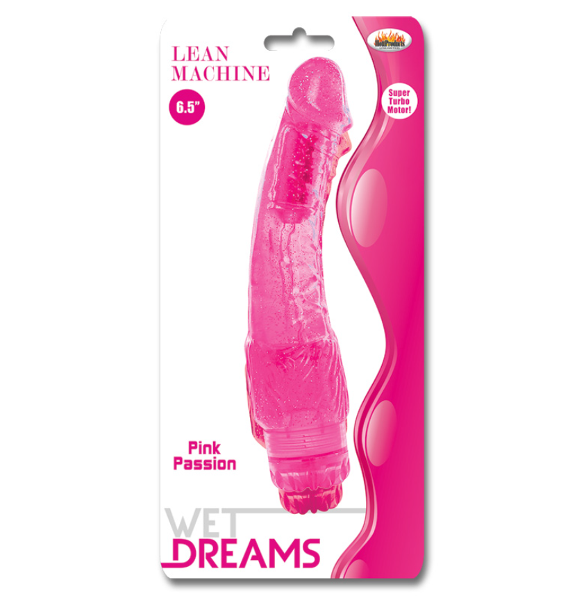 Wet Dreams Lean Machine 6.5" Vibrator Pink