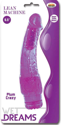 Wet Dreams Lean Machine 6.5" Vibrator Purple