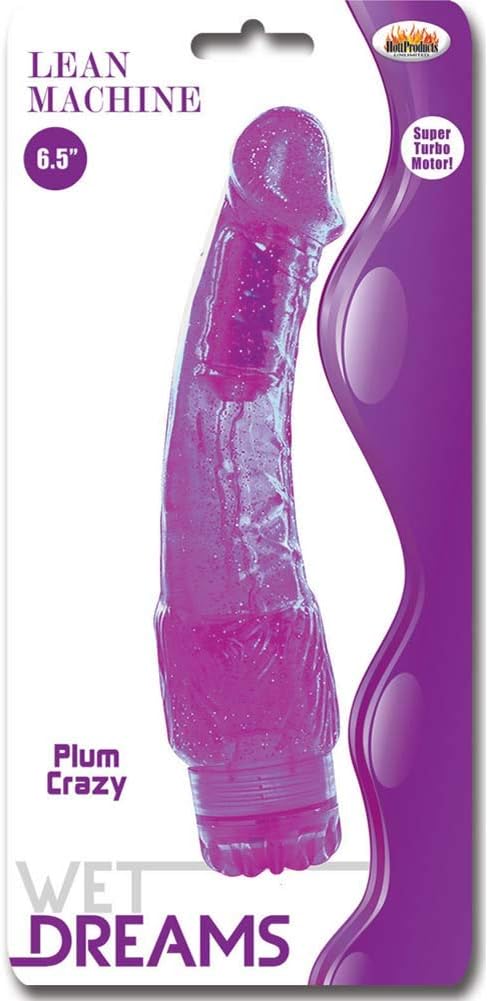 Wet Dreams Lean Machine 6.5" Vibrator Purple