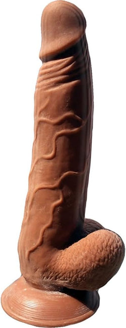 Skinasations Latin Lover Guapo Dildo Brown 9"