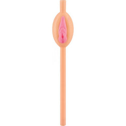 Pussy Straws Flesh Coloured Novelty