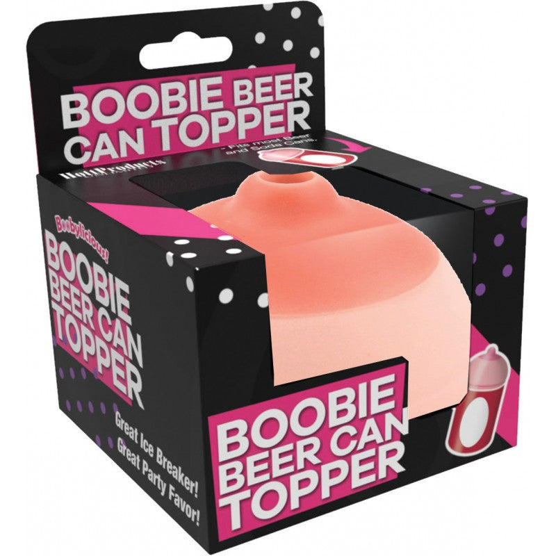 Boobie Beer Can Topper Novelty
