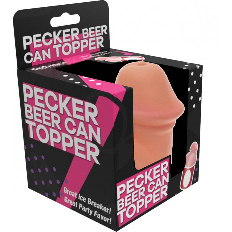 Pecker Beer Can Topper Novelty
