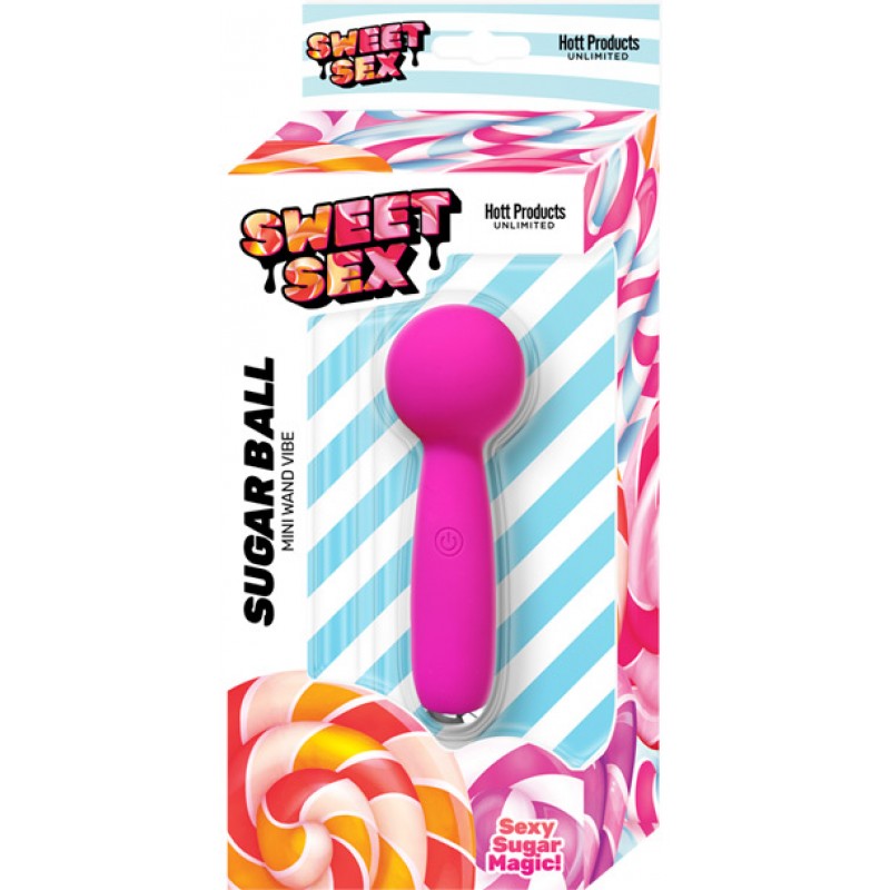 Sweet Sex Sugar Ball Silicone Mini Wand Vibe