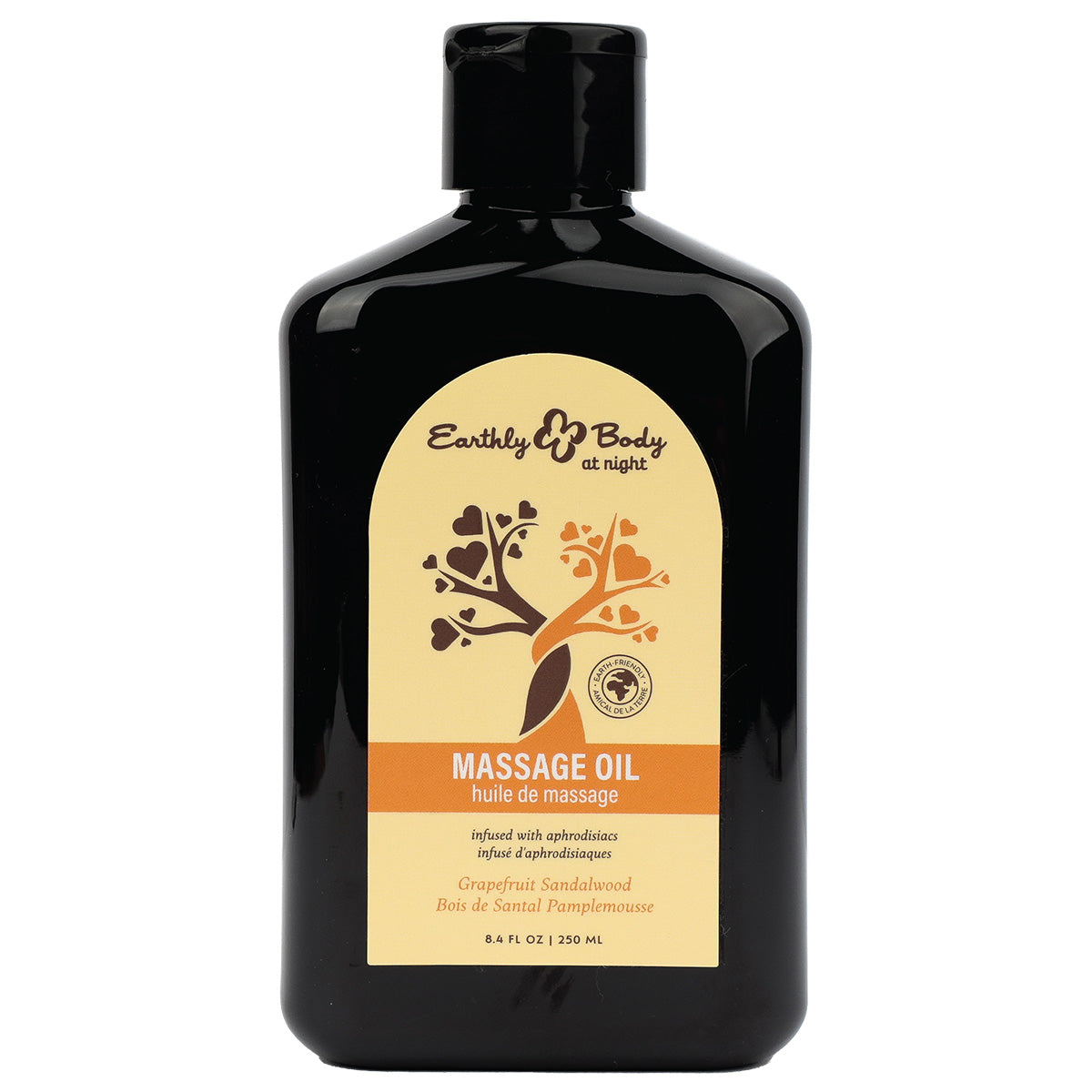 Earthly Body at Night Massage Oil (Grapefruit Sandalwood) 8.4 oz