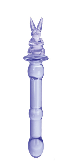Glass Menagerie Bunny Dildo Purple 7"