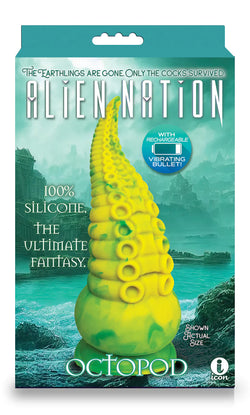 Alien Nation Octopod Vibrating Dildo 9"