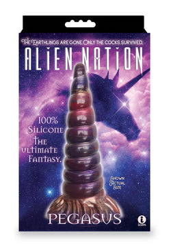 Alien Nation Pegasus Unicorn Horn Dildo 8"