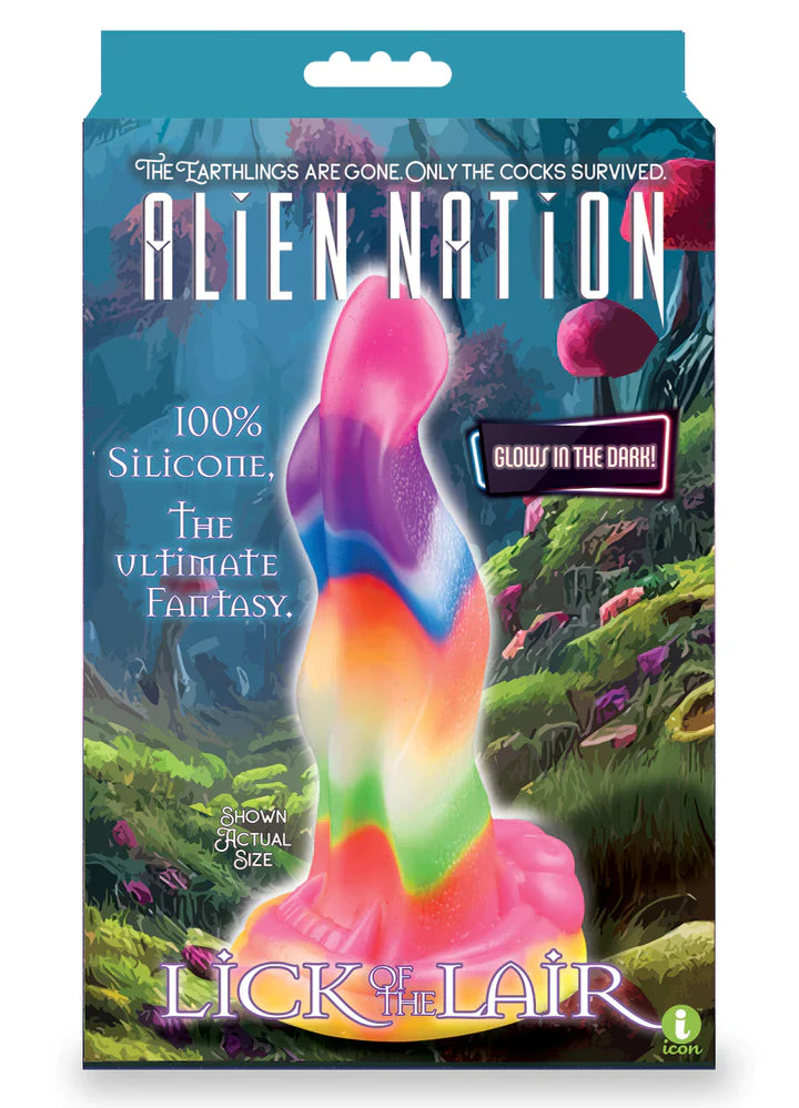 Alien Nation Lick of the Lair Glow Creature Dildo 7"