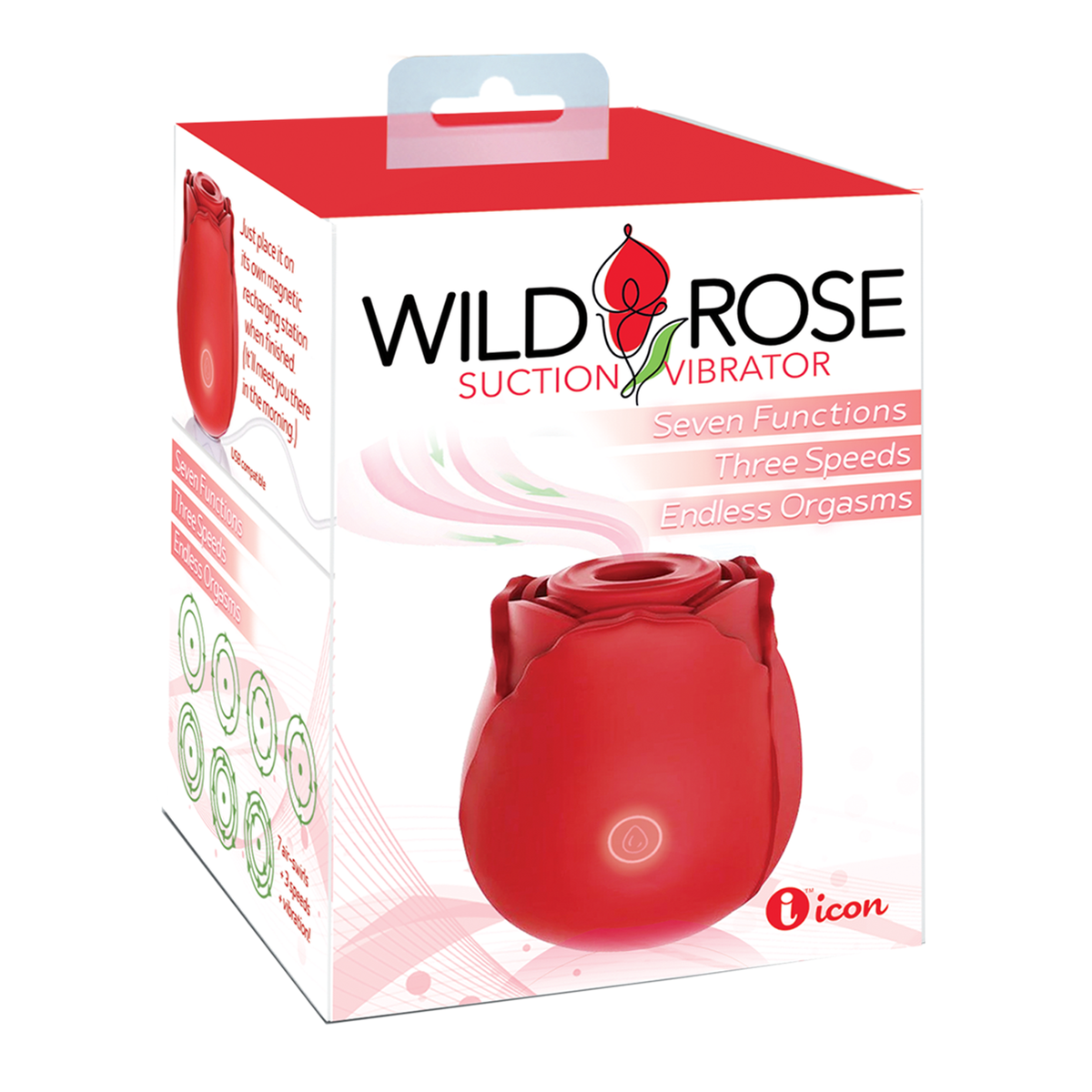 Wild Rose Classic Suction Vibrator