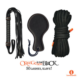 OITNB Kit #3 50 Lashes Slave BDSM Set