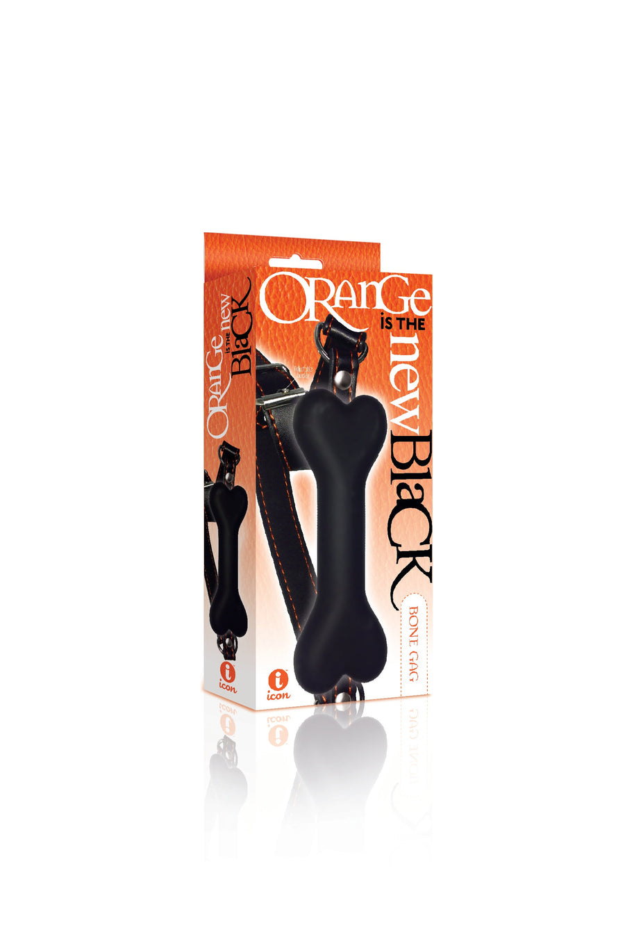 Product packaging with 'Orange is the New Black' branding on a white background
