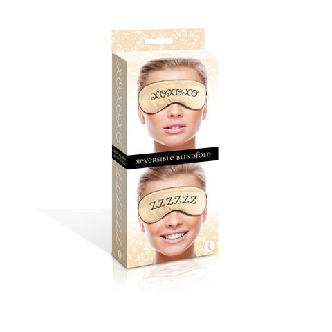 XOXO ZZZZ Reversible Silk Blindfold
