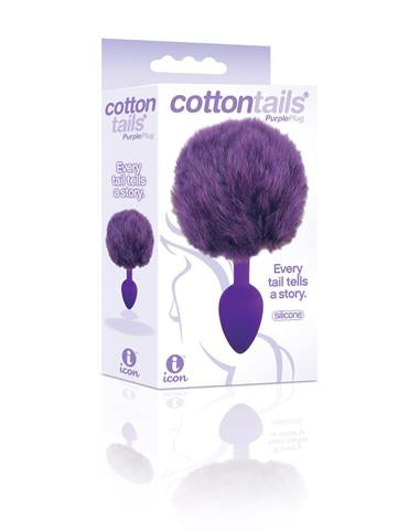 Cottontails Bunny Tail Butt Plug Purple