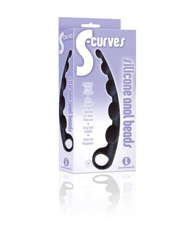 S-Curves Curved Silicone Anal Beads