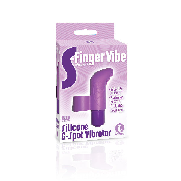 S-Finger G-Spot Silicone Vibe Purple