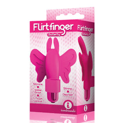Flirt Finger Butterfly Bullet Vibe Pink