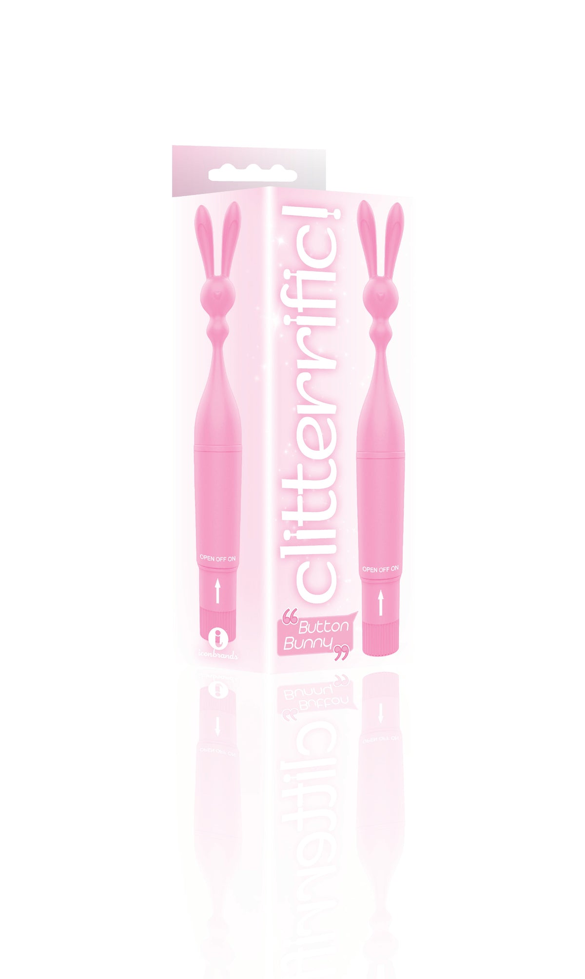 Clitterific Button Bunny Clit Stimulator Pink