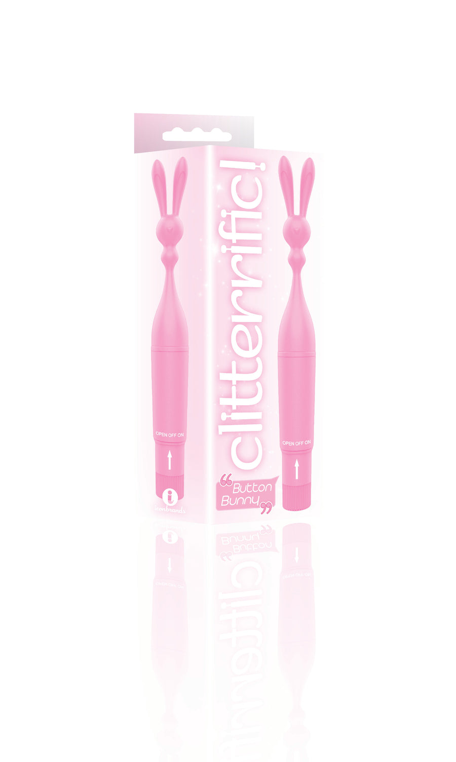 Clitterific Button Bunny Clit Stimulator Pink
