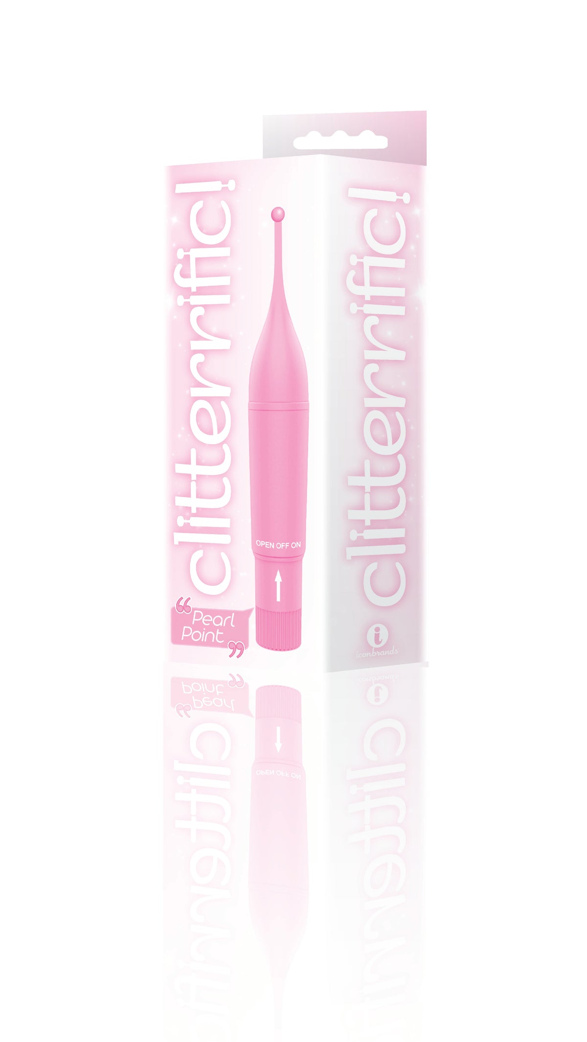 Clitterific Pearl Point Clit Stimulator Pink