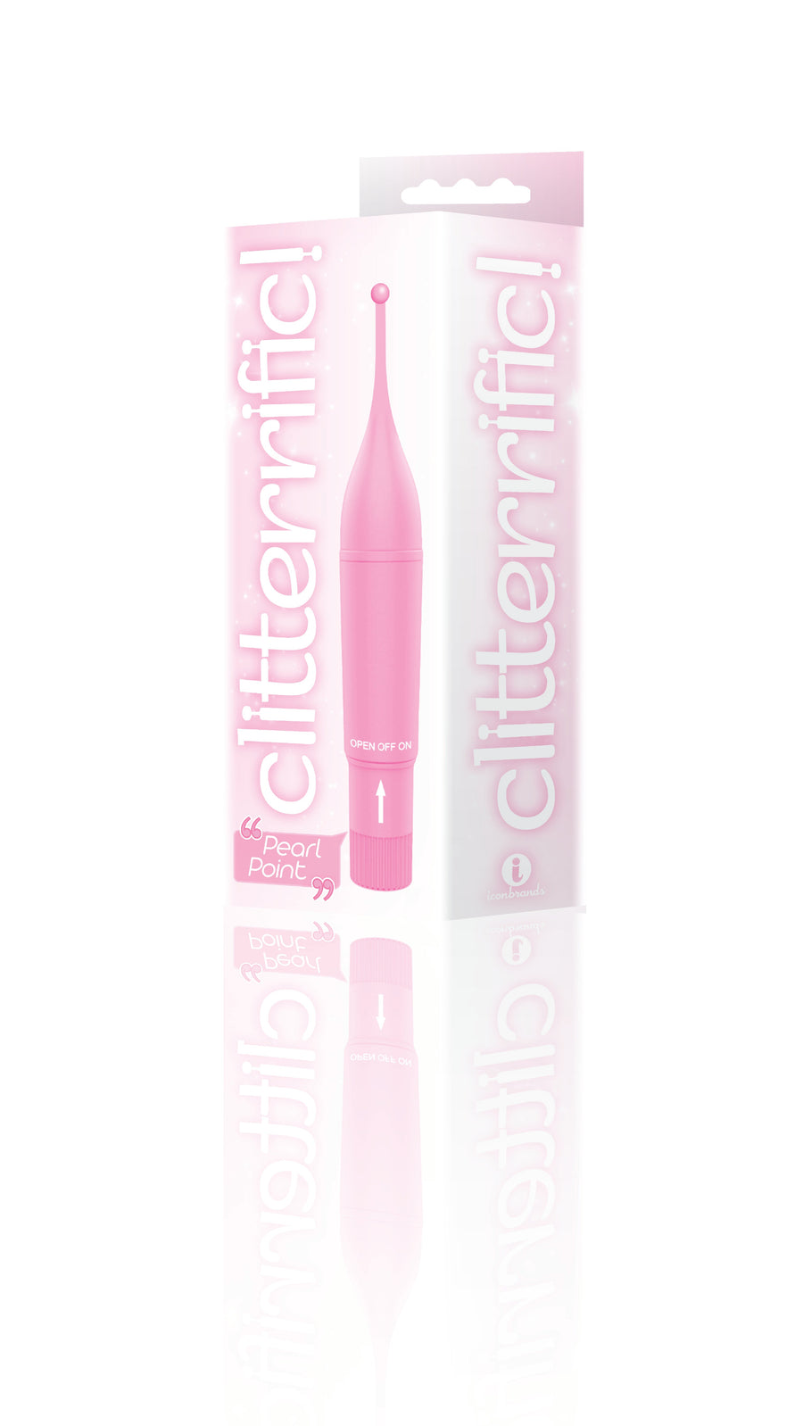 Clitterific Pearl Point Clit Stimulator Pink