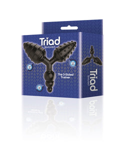 Triad 3 Way Butt Plug Textured Unique