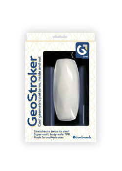 GeoStroker One Diamond-Plate Masturbator White