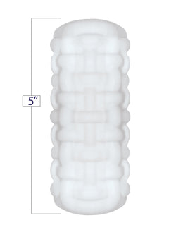 GeoStroker Two Crisscross Masturbator White