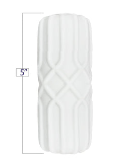 GeoStroker Three Textured Masturbator White