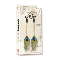 Couture Clips Peacock Plume Clamps