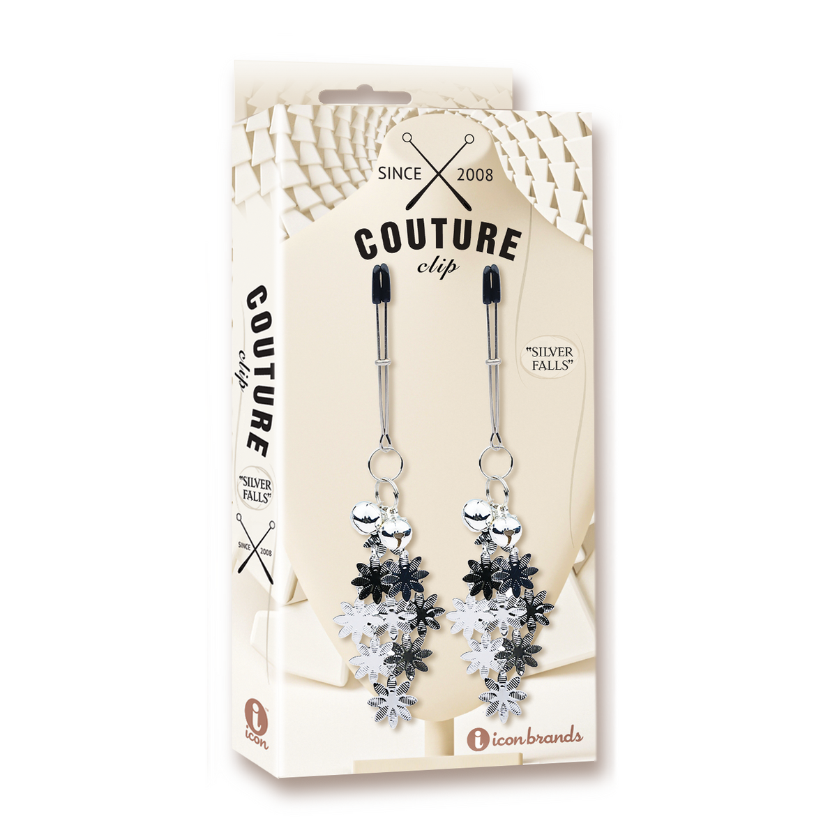 Couture Clips Silver Falls Leaf Clamps