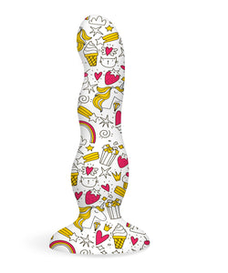 Cupcake & Unicorns Curvy G-Spot Dildo 7 Inch