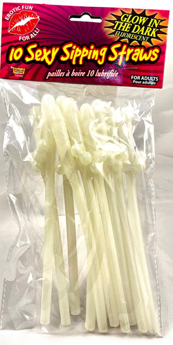 Glow in the Dark Penis Straws