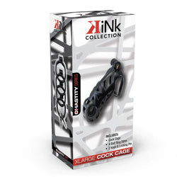 Kink Chastity Cock Cage XL Black